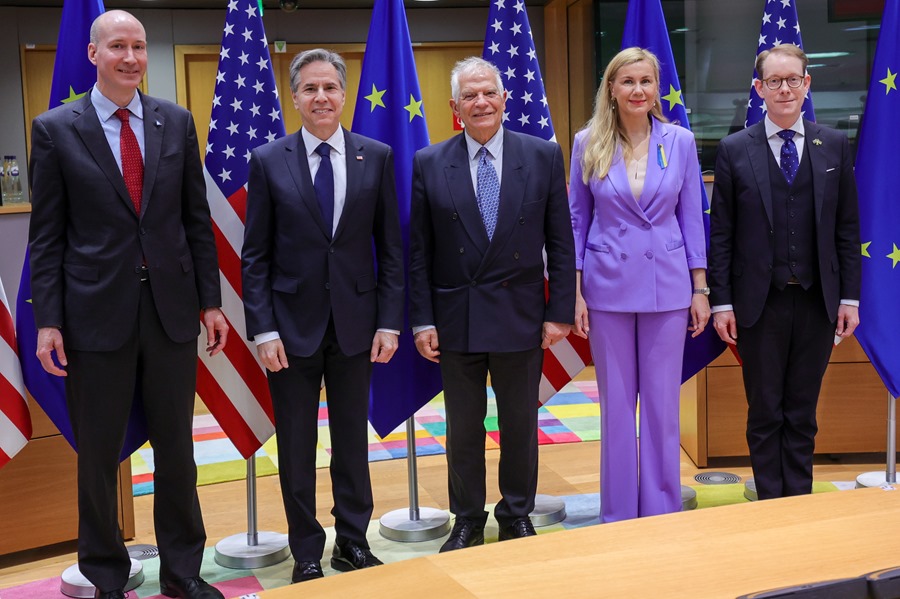 Reunión bilateral EEUU-UE en Bruselas.