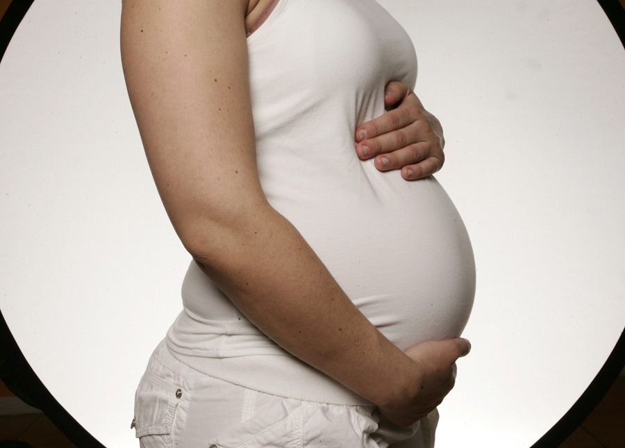 Foto genérica de una mujer embarazada. La música durante el embarazo ayuda a la capacidad cerebral