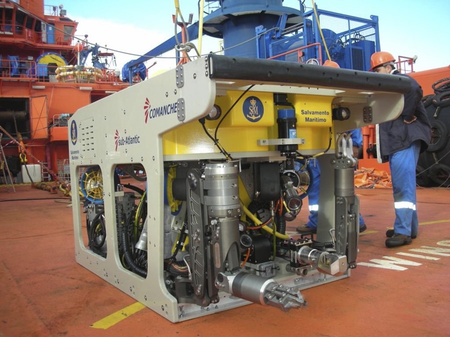 El robot de Salvamento Marítimo llega a la zona de búsqueda del pesquero hundido en Santander