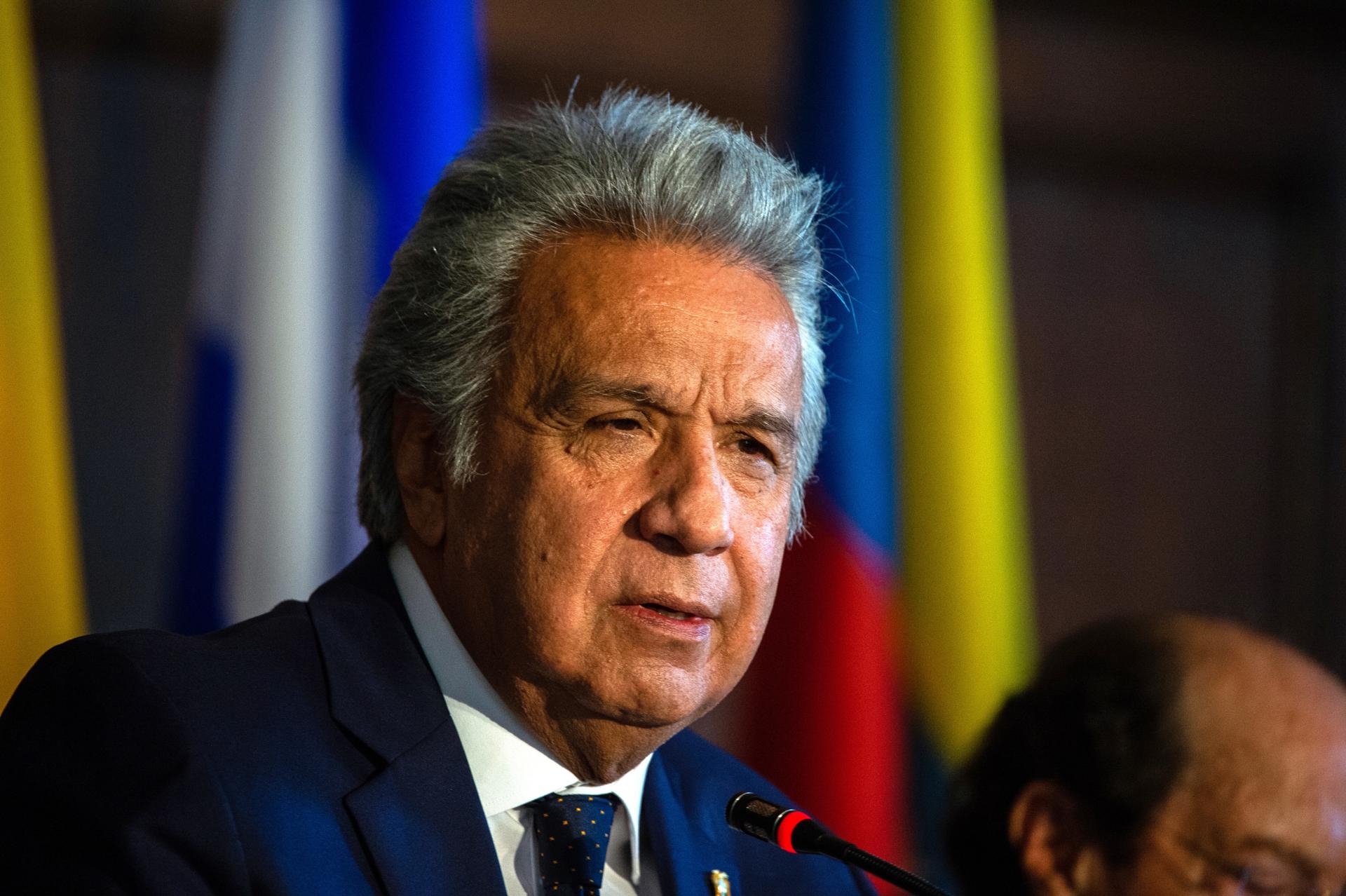El expresidente de Ecuador Lenín Moreno, en una fotografía de archivo. EFE/Giorgio Viera