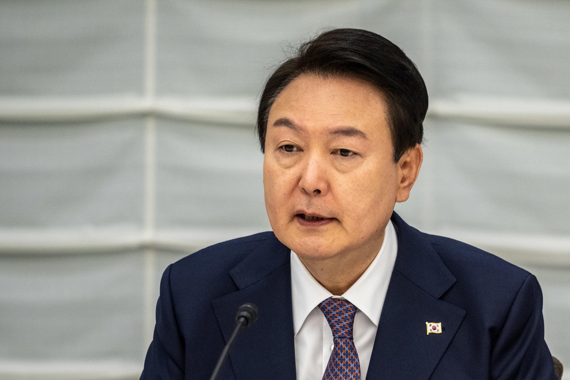 South Korea's President Yoon Suk Yeol in Tokyo, Japan 17 March 2023. EFE-EPA FILE/PHILIP FONG/POOL