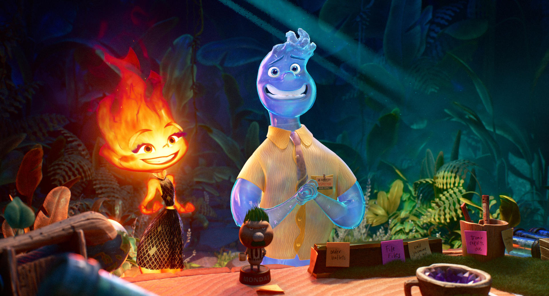 Fotografía cedida por Pixar, que muestra un fotograma de la nueva película Elemental. EFE/Pixar