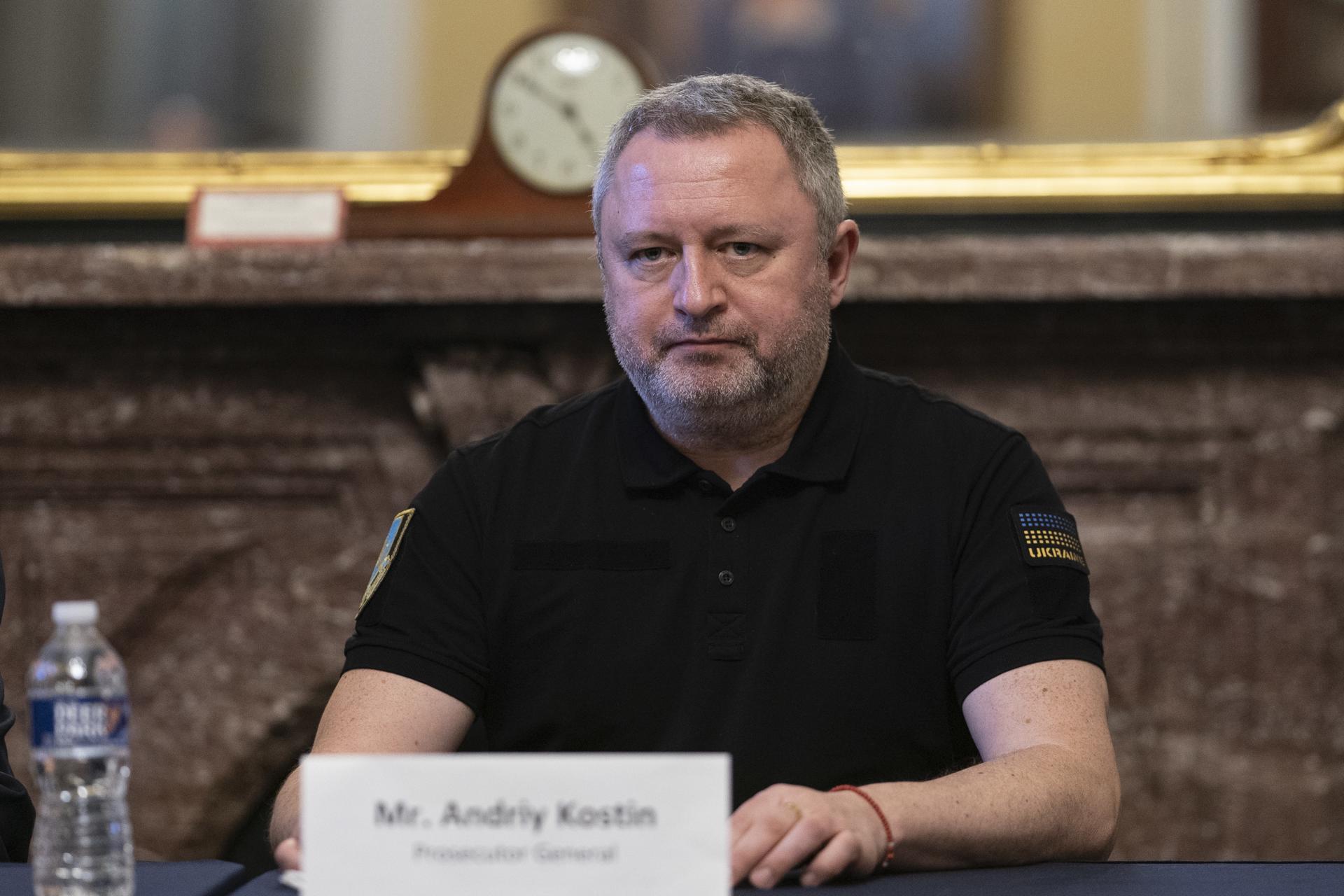 El fiscal general de Ucrania, Andriy Kostin. EFE/EPA/Will Oliver