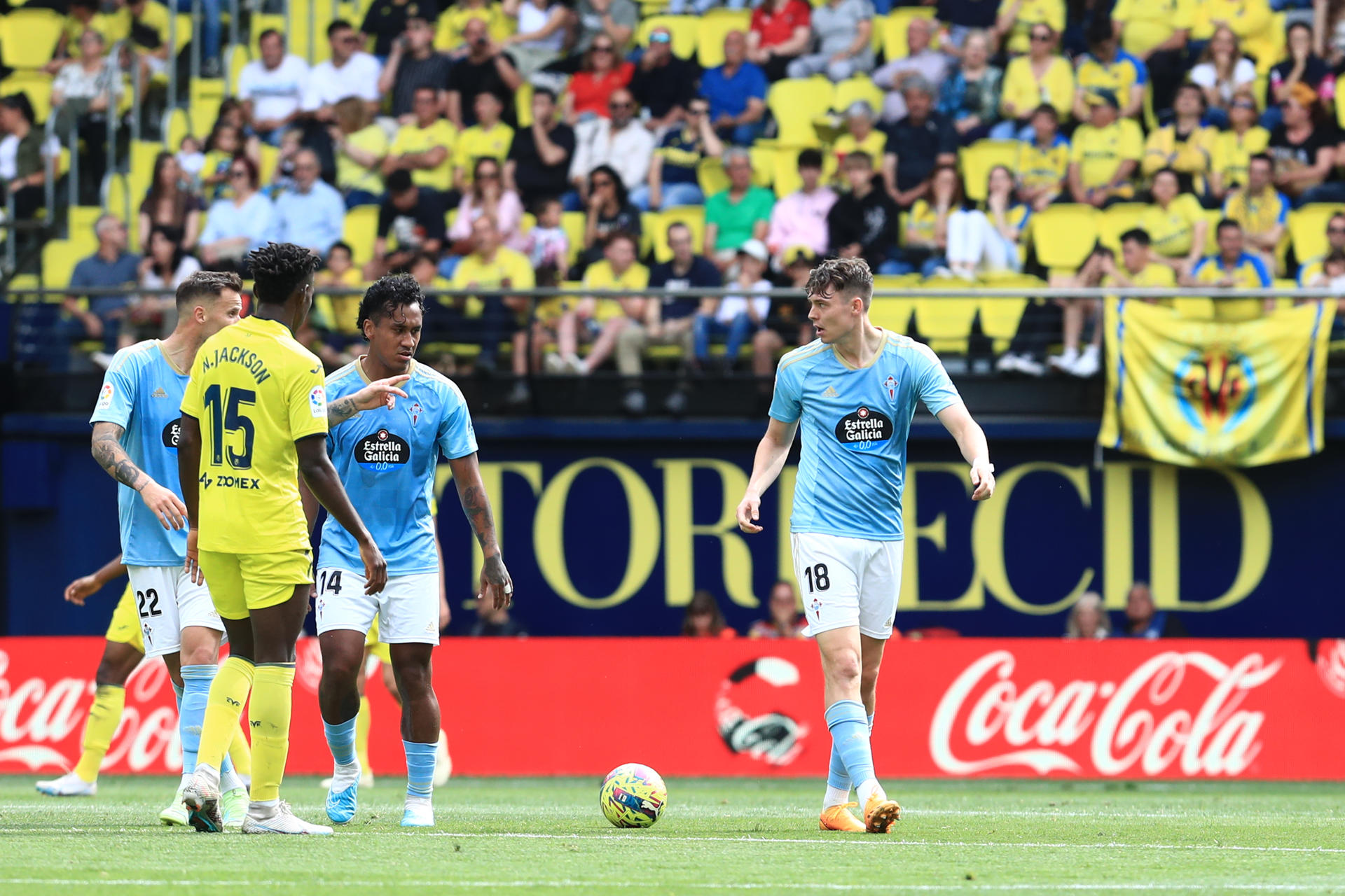 El Villarreal domina al Celta con un doblete de Jackson (2-1)