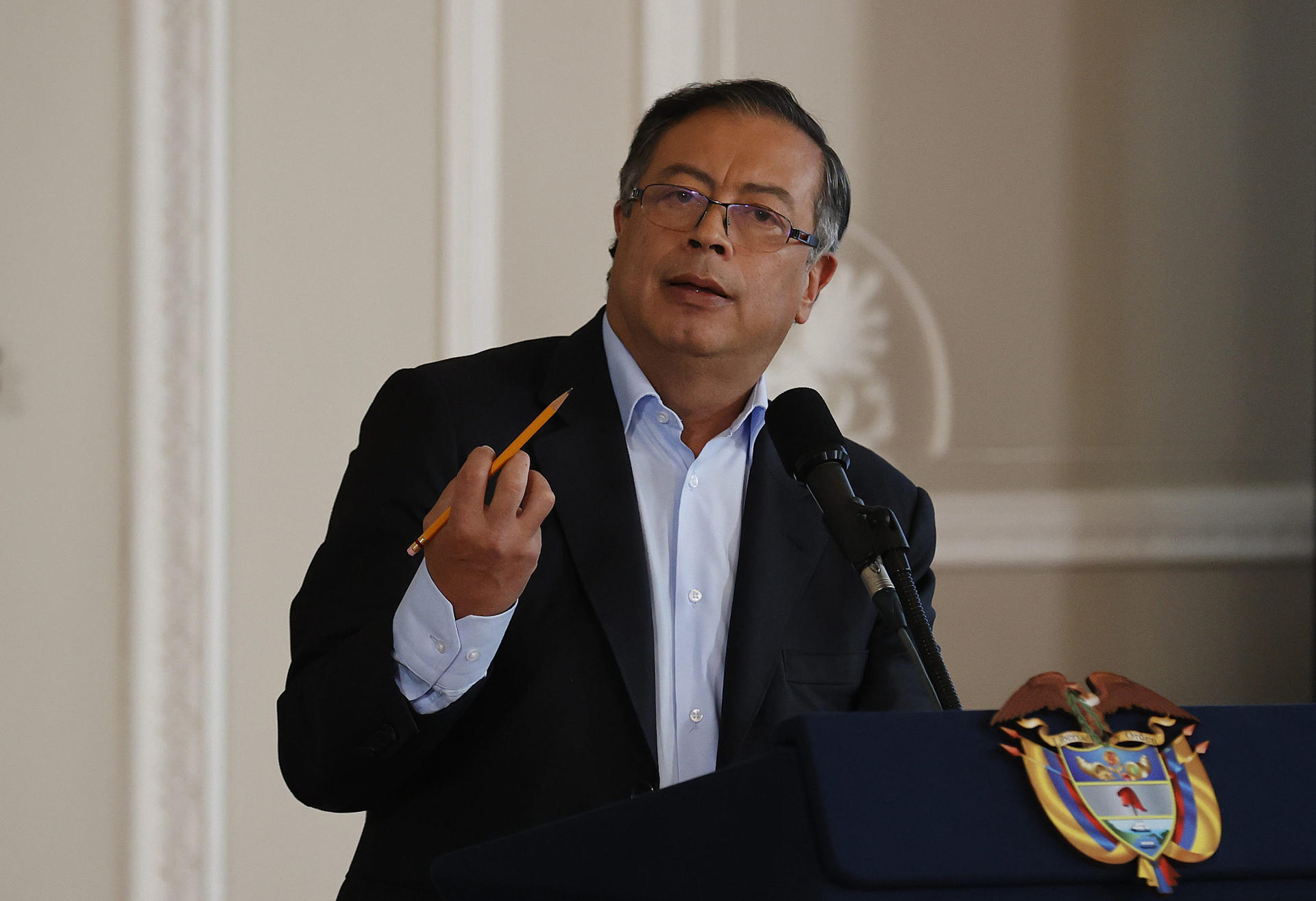 Fotografía de archivo del presidente de Colombia, Gustavo Petro. EFE/Mauricio Dueñas Castañeda