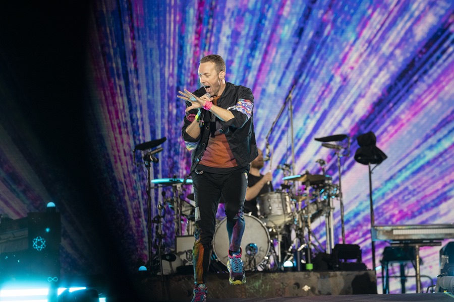Chris Martin, de Coldplay en Barcelona