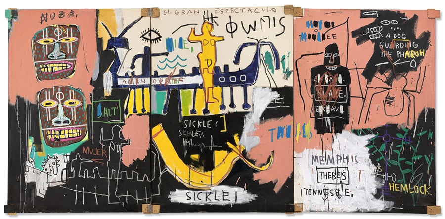 Cuadro de Basquiat subastado