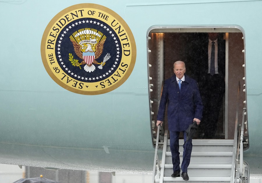 Joe Biden llega a Japón para la cumbre del G7
