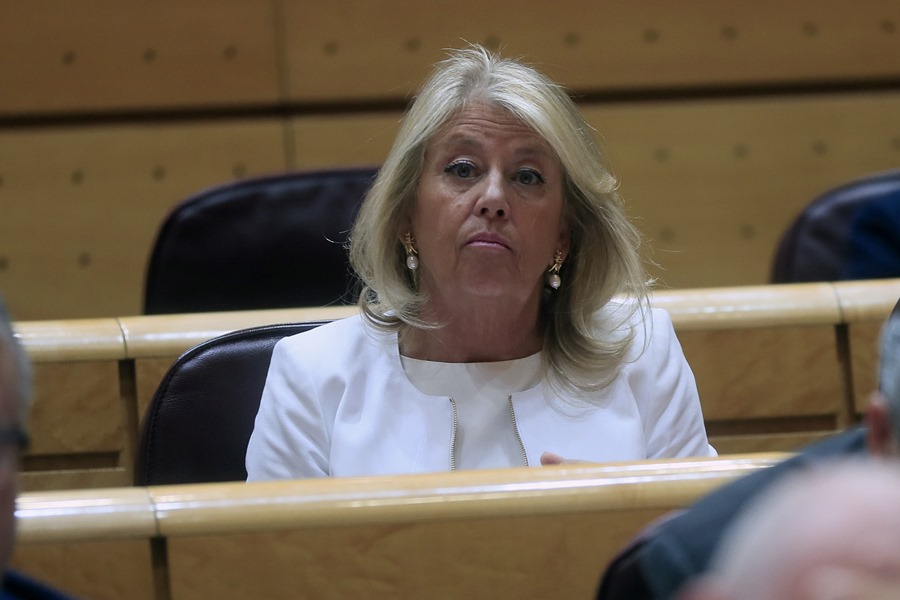 La alcaldesa de Marbella, Ángeles Muñoz (PP), para quien la portavoz de Ciudadanos ha pedido el voto.