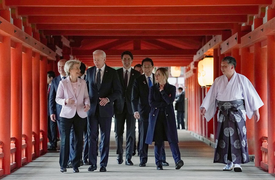 Los líderes del g7