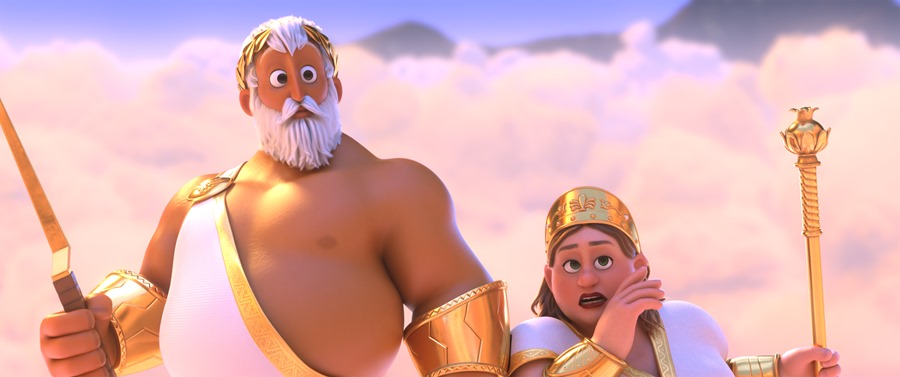 Imagen de la película de dibujos animados "Patti y la furia de Poseidón"