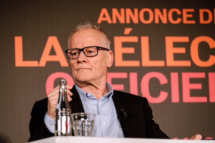 El delegado general del Festival de Cannes, Thierry Fremaux , durante la presentación del mismo.
