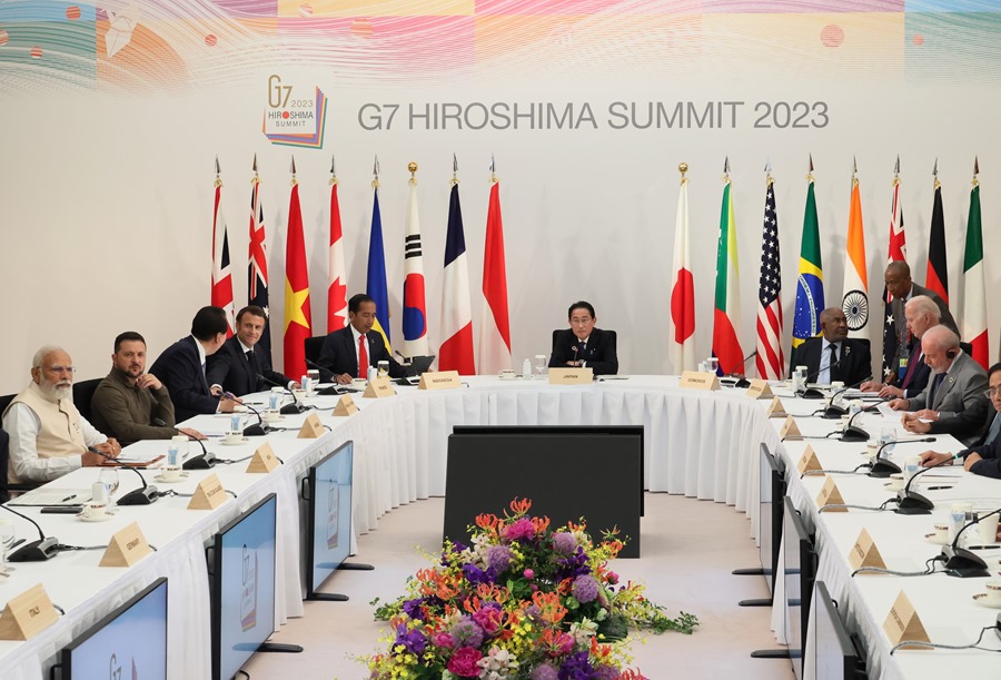 G7 reunión Zelenski Ucrania
