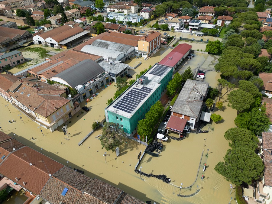 Inundaciones en Emilia Romaña