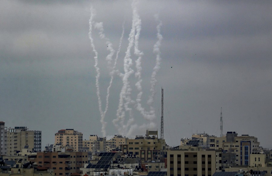 Clashes in Gaza with Israel. 