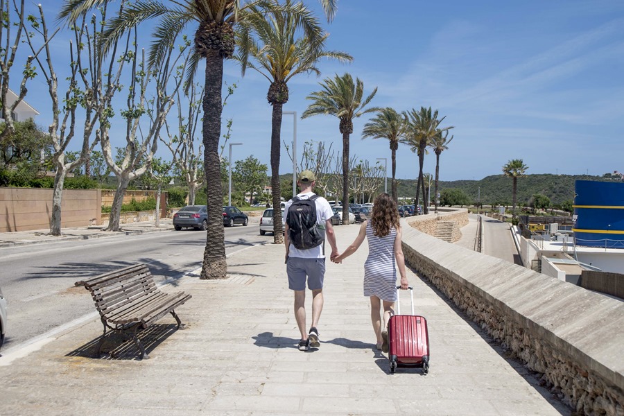 Dos turistas en Palma