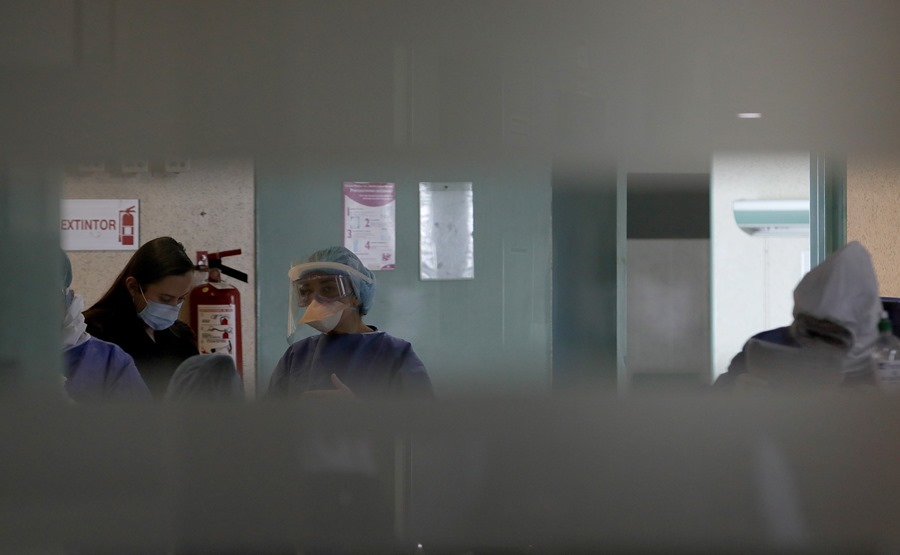 Vista del interior de un hospital. La privatización sanitaria sube