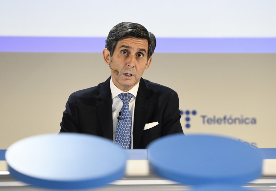 Telefónica gana hasta marzo un 57,9 % menos que en 2022, aunque ingresa un 6,7 % más