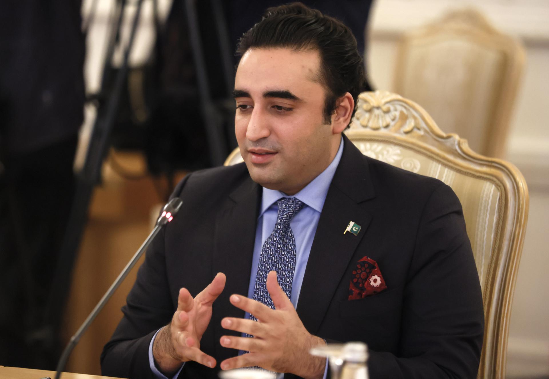 A file picture of Pakistan's Foreign Minister Bilawal Bhutto in Moscow, Russia EFE/EPA/FILE/SERGEI ILNITSKY