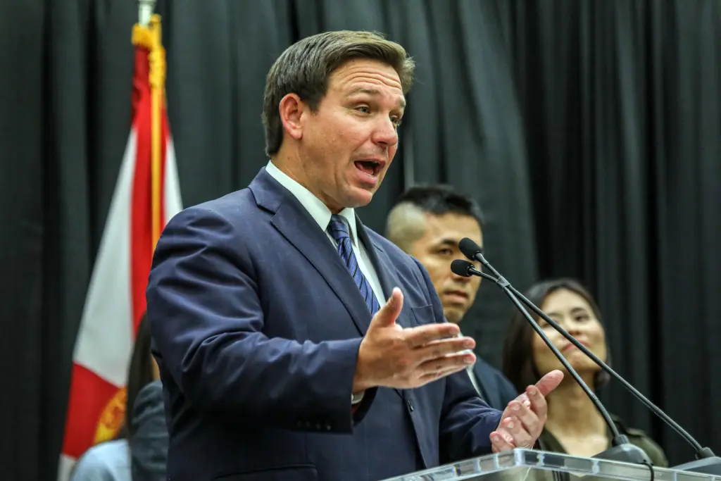 Florida Governor Ron Desantis in a file photograph.  EFE/Giorgio Viera