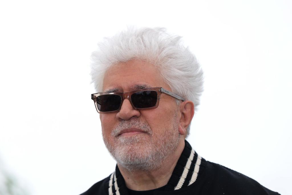 Image of Pedro Almodóvar at the Cannes Film Festival.