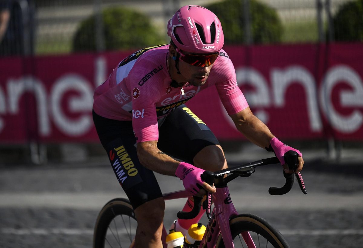 El ciclista esloveno Primoz Roglic durante la última etapa del Giro de Italia 2023.