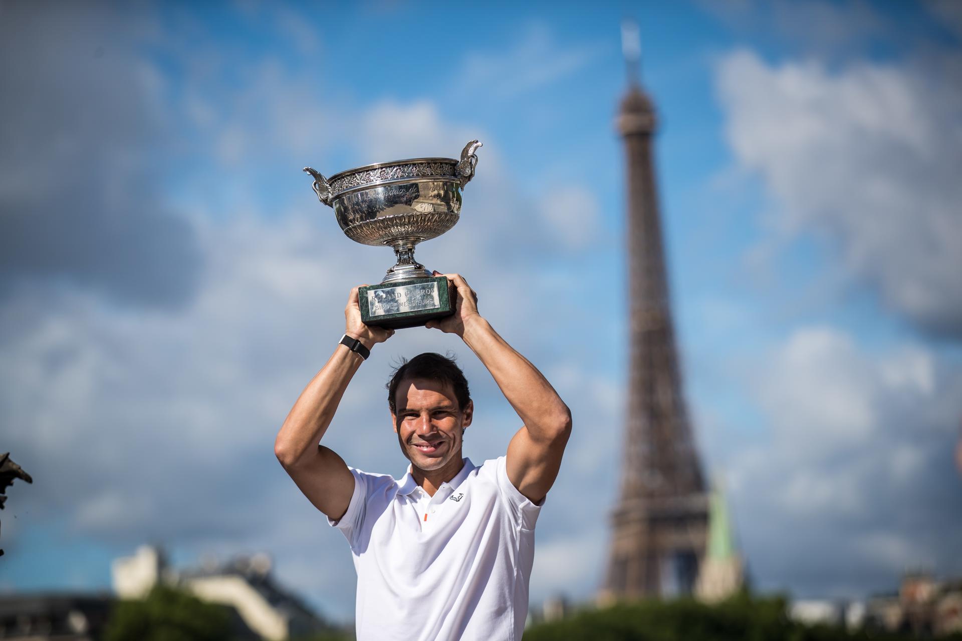 Rafael Nadal, ganador del Roland Garros 2022. EFE/EPA/CHRISTOPHE PETIT TESSON