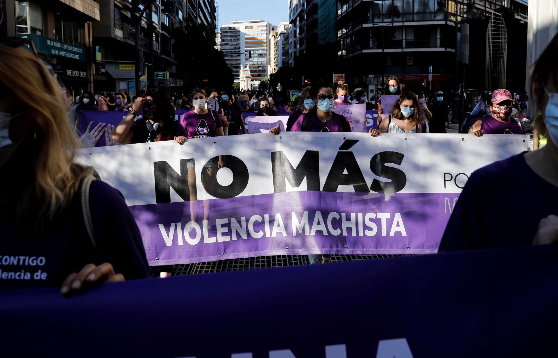 Manifestación en València contra la violencia machista. EFE/Ana Escobar/Archivo