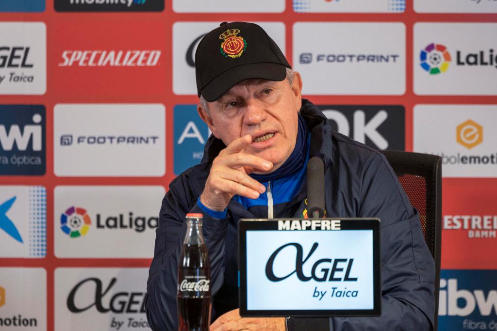 Real Mallorca coach Javier Aguirre, in a file photo.- EFE/CATI CLADERA