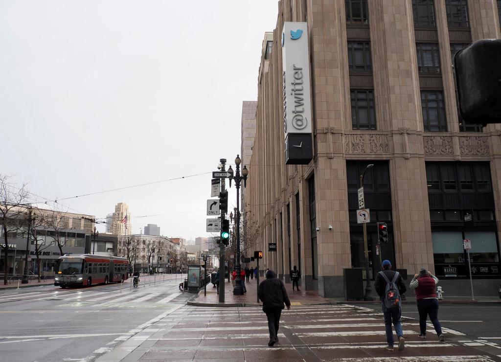 Vista de la sede de Twitter en San Francisco, California (EE.UU.), en una fotografía de archivo. EFE/John G. Mabanglo
