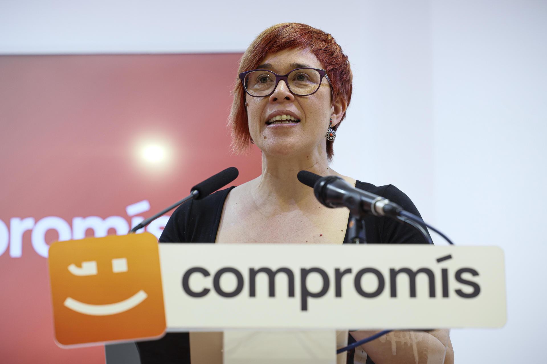 La portavoz de Compromís, Àgueda Micó. EFE/Biel Aliño/Archivo