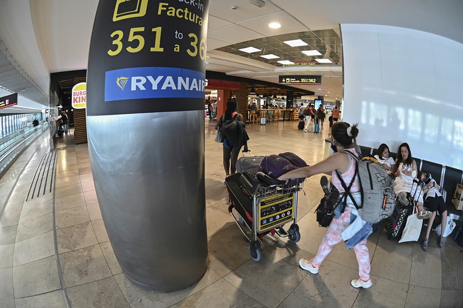 Mostrador de Ryanair
