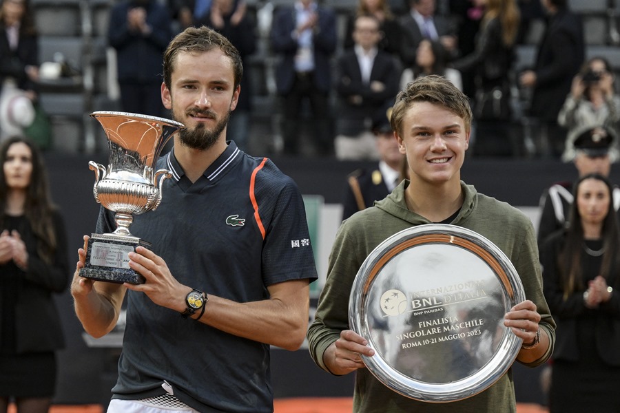 Medvedev, campeón del Masters 1.000 de tenis de Roma