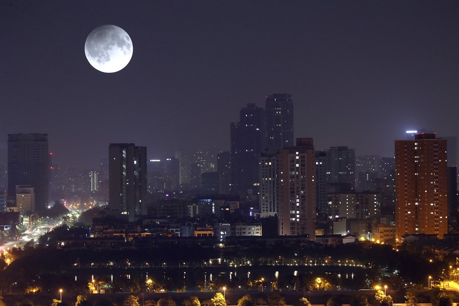 Imagen de la luna en Hano