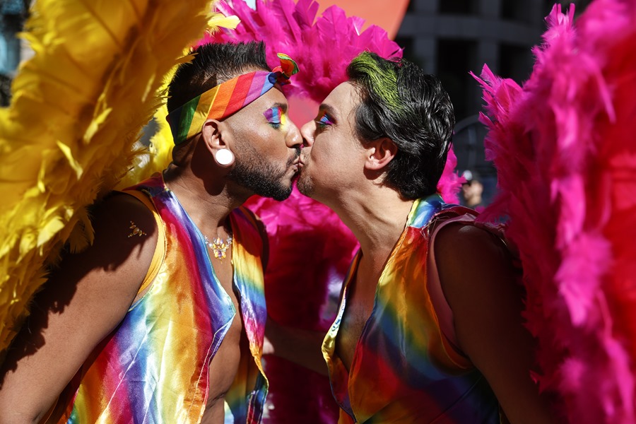 Marcha orgullo LGTBI en Sao Paulo 2023