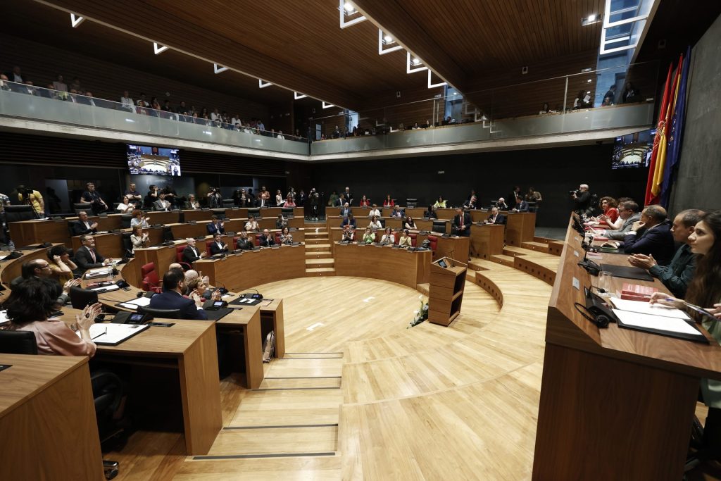 Hemiciclo del Parlamento de Navarra. 