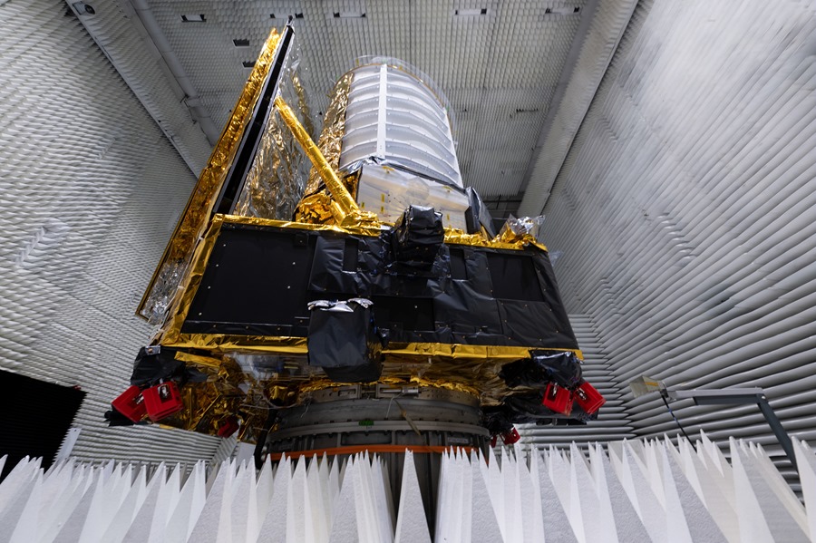 La misión Euclid de la ESA, antes del lanzamiento este 1 julio.