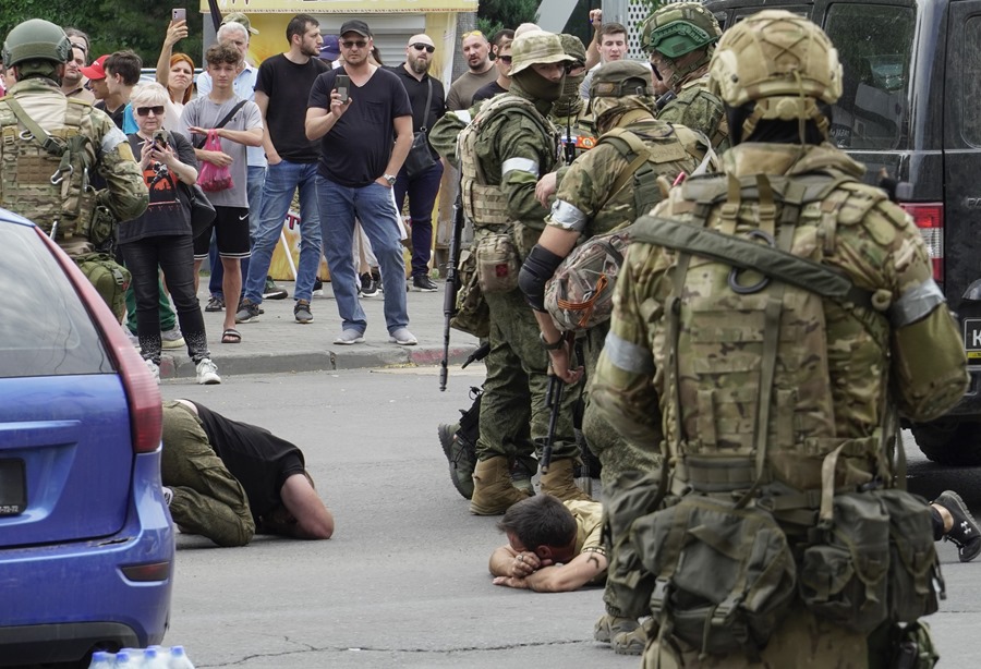 Detención de civiles por parte del grupo Wagner en  Rostov-on-Don