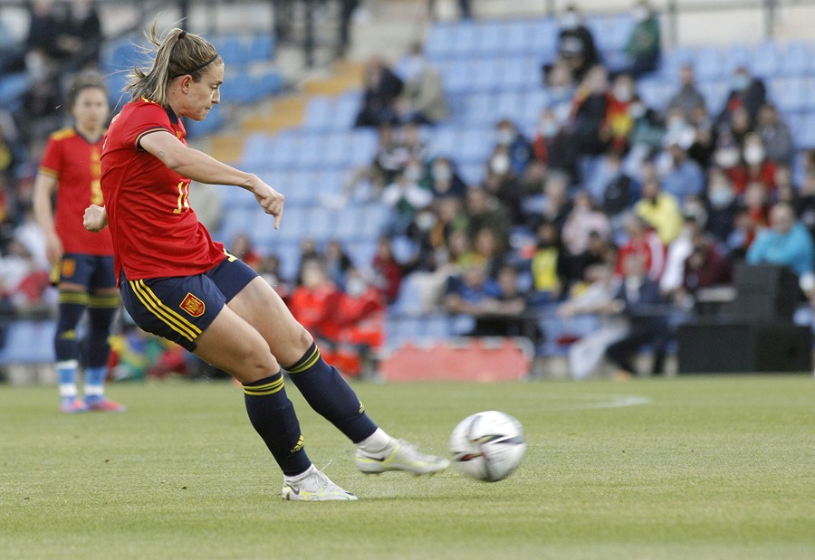 La jugadora de la selección española de fútbol Alexia Putellas.