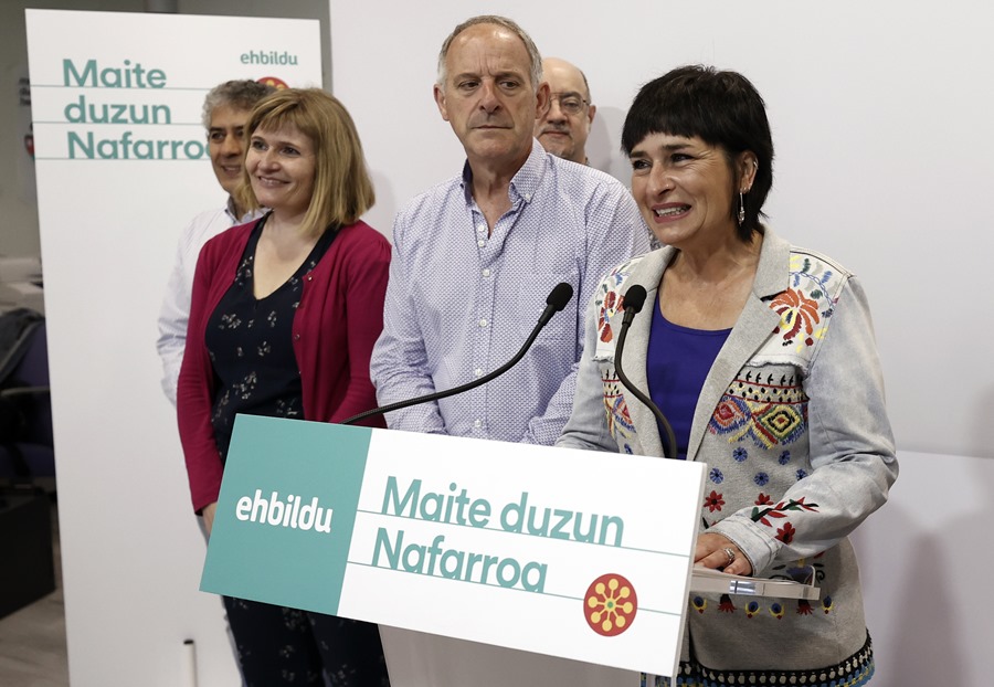 EH Bildu tiende la mano para formar gobiernos progresistas en Navarra, sin exclusiones