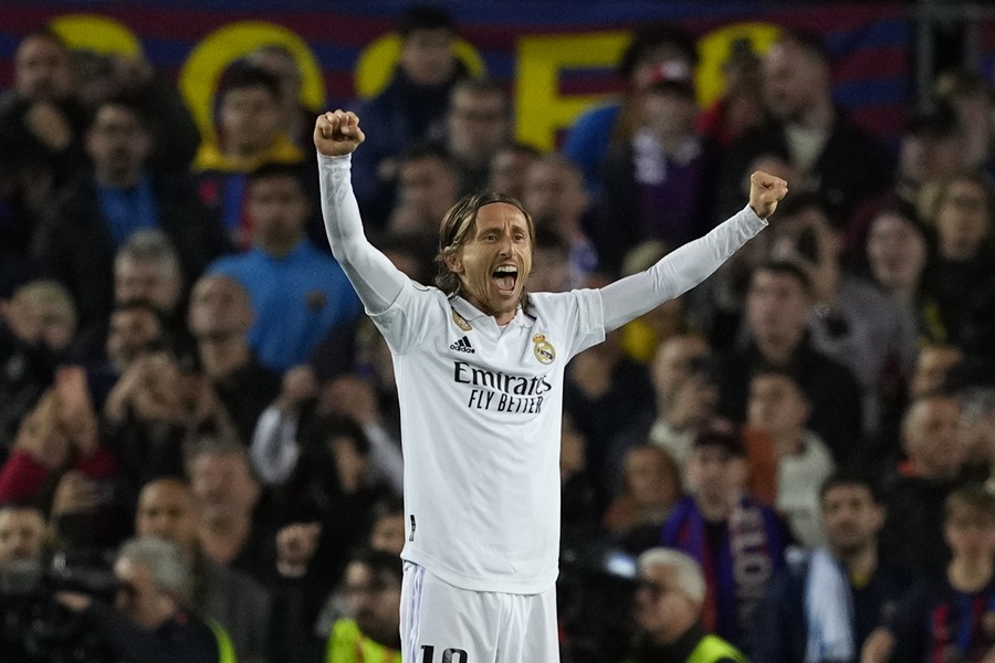 El centrocampista croata del Real Madrid Luka Modric.