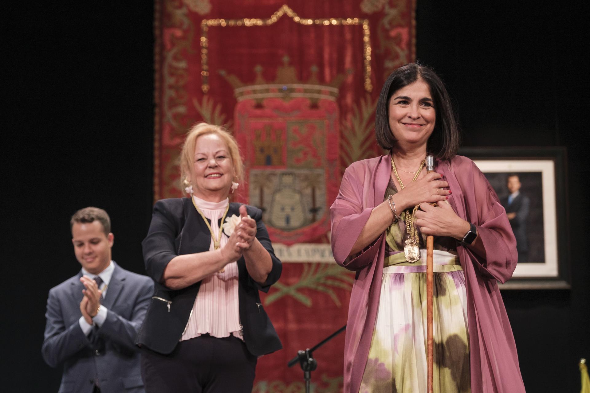 La exministra de Sanidad Carolina Darias, del PSOE, ha sido elegida este sábado alcaldesa de Las Palmas de Gran Canaria. EFE/Ángel Medina
