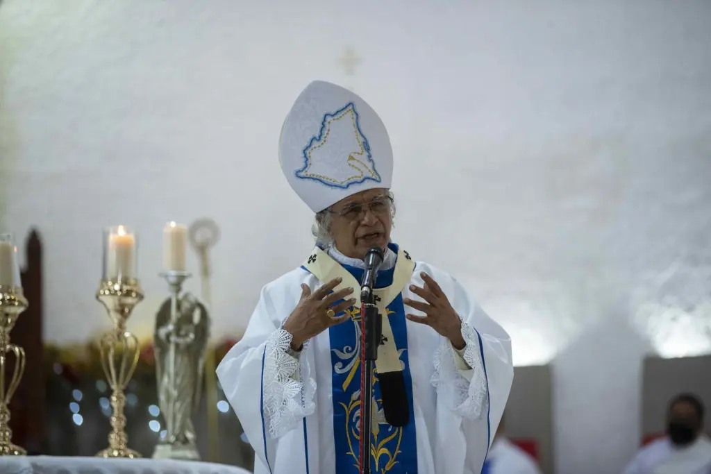 Nicaraguan Cardinal Leopoldo Brenes, in a file photograph.  EFE/Jorge Torres