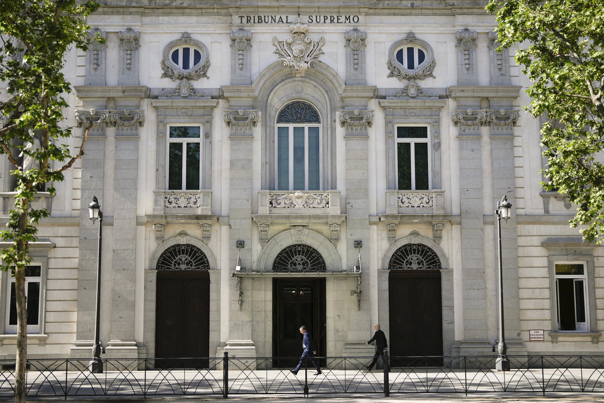 Fachada del Tribunal Supremo en Madrid. EFE/ Borja Sánchez-Trillo
