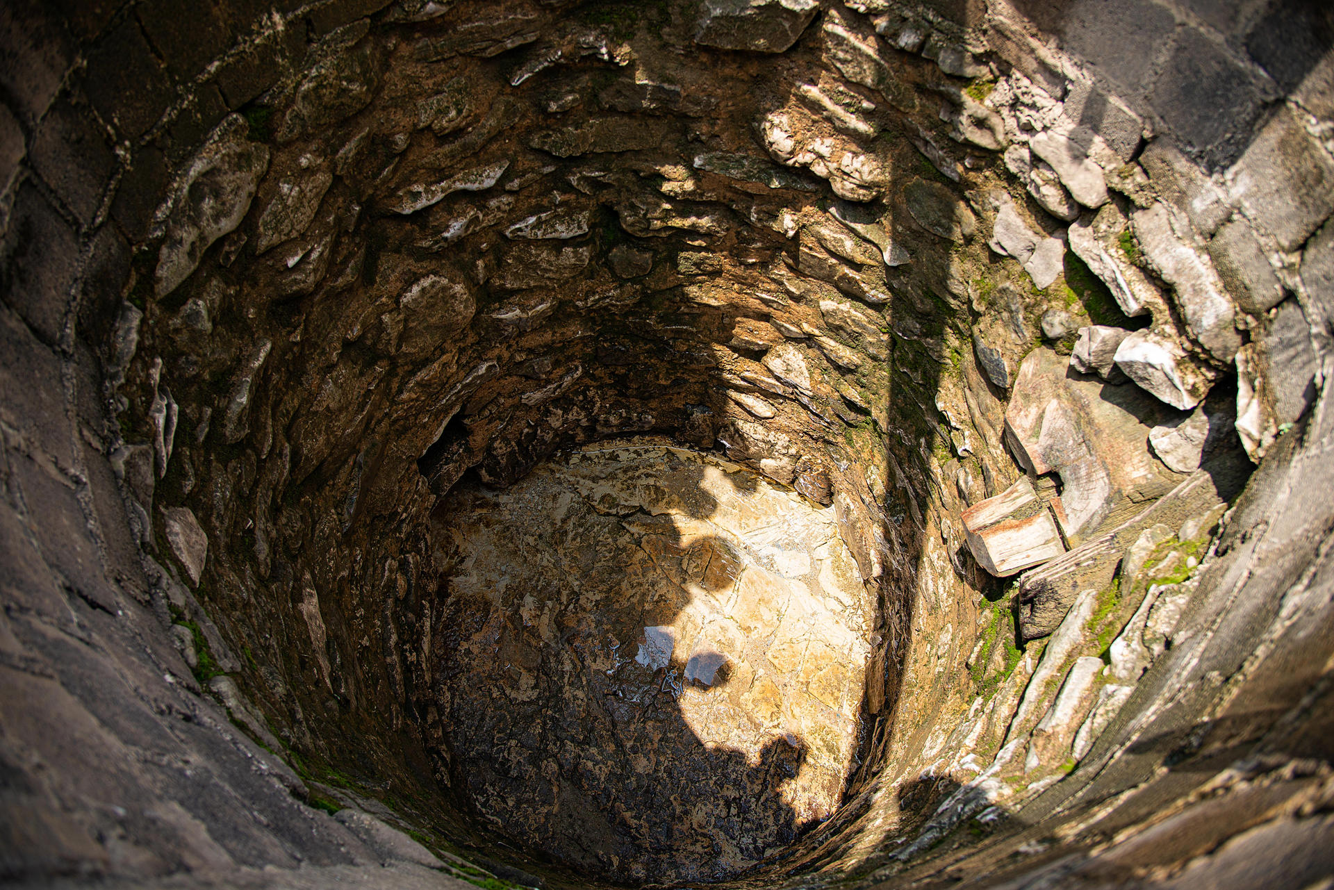 A 22 June 2023 photo of a dry well in Guadalupe Xu’kun, a community in the highlands of the southeastern Mexican state of Chiapas. EFE/Carlos Lopez