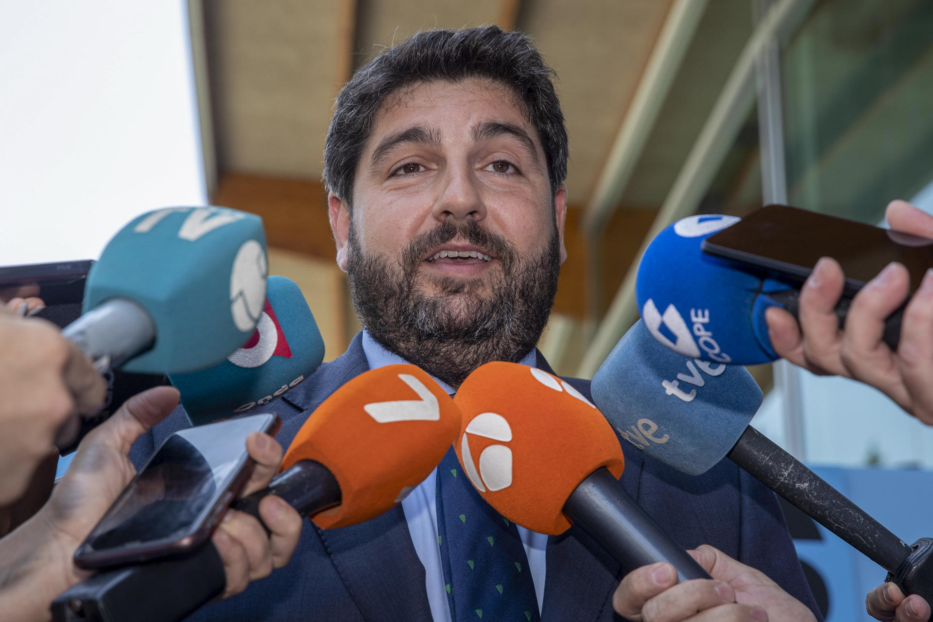 El presidente del PP en Murcia, Fernando López Miras, en una imagen de archivo. EFE/Marcial Guillén