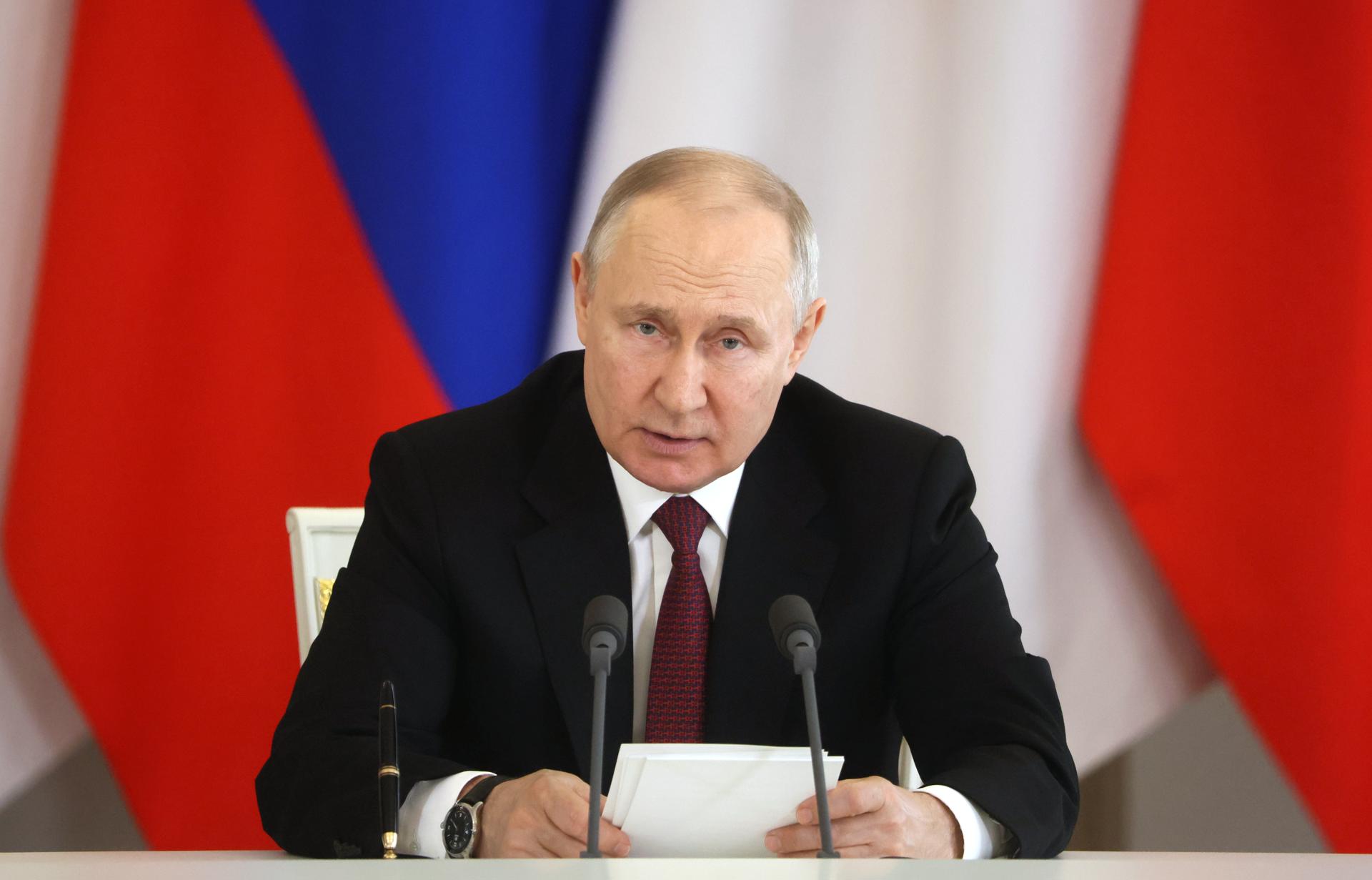 El presidente ruso, Vladímir Putin. EFE/EPA/MIKHAIL METZEL / SPUTNIK / KREMLIN POOL CRÉDITO OBLIGATORIO