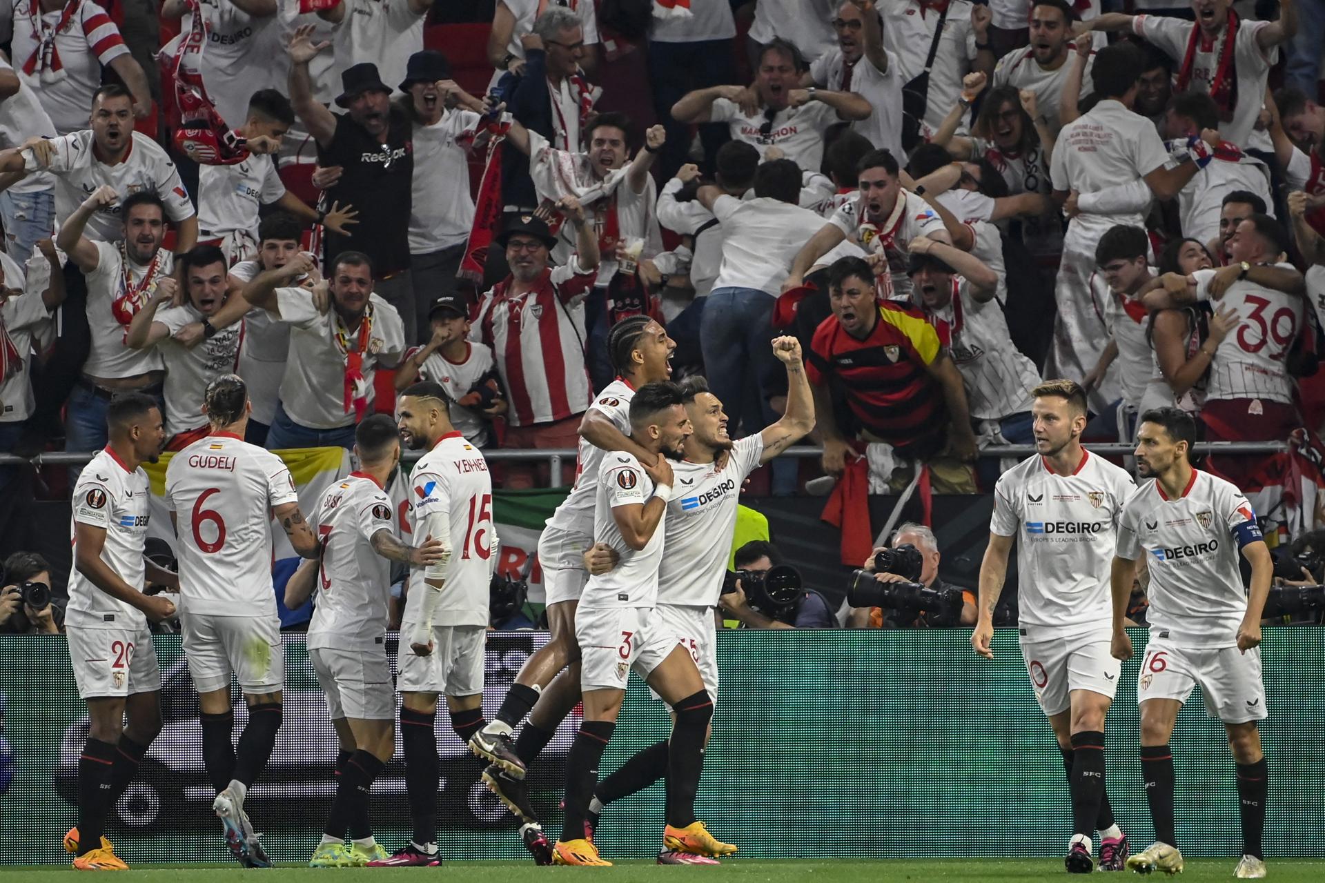 El Sevilla gana su séptima Liga Europa tras vencer al Roma en la tanda de penaltis