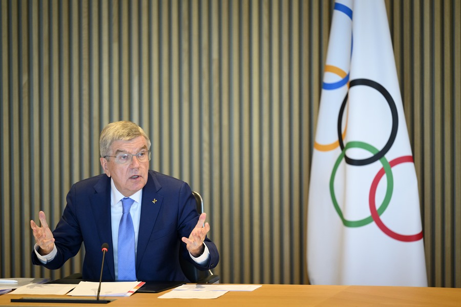 El presidente del Comité Olímpico Internacional (COI), Thomas Bach