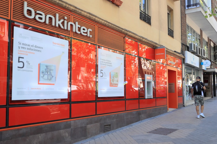 Bankinter branch in Madrid.
